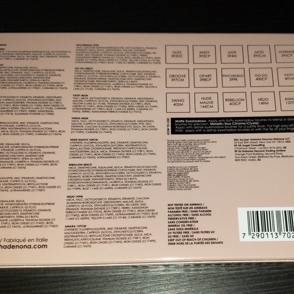 NATASHA DENONA ENCHANTING RETRO EYES PALETTE $80 - Picture 5 of 14